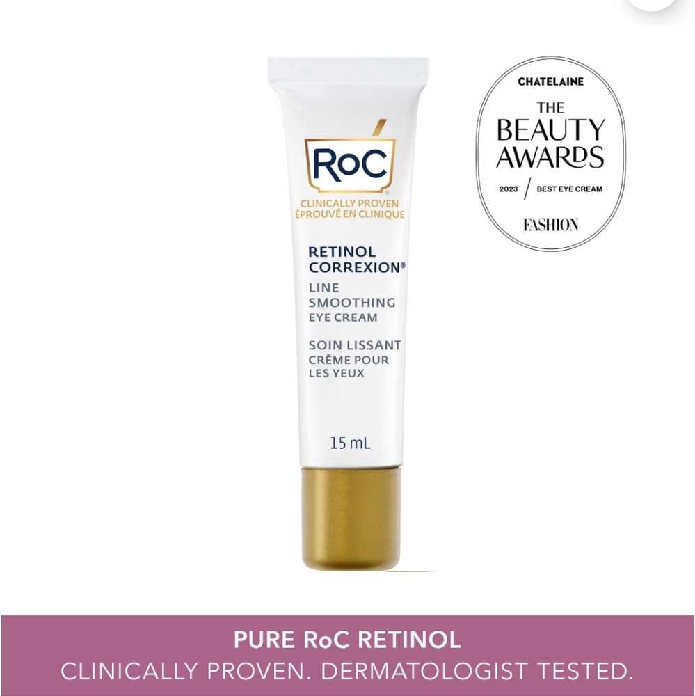 New RoC Skincare Retinol Correction Line Smoothing Eye Cream